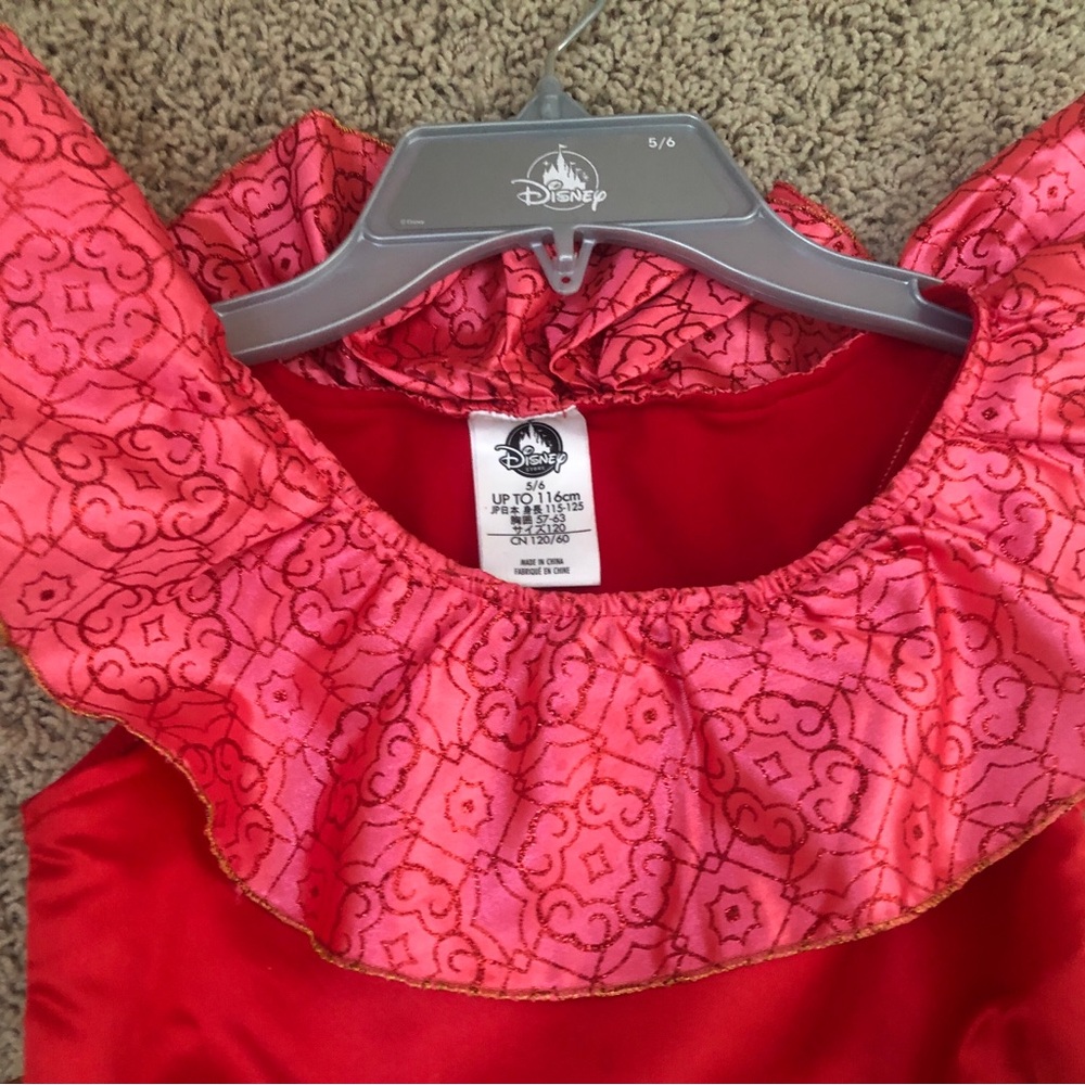 Disney Store Princess Elena of Avalor Dress Moana Costume Girls Size 5/6 Lot - Picture 13 of 15